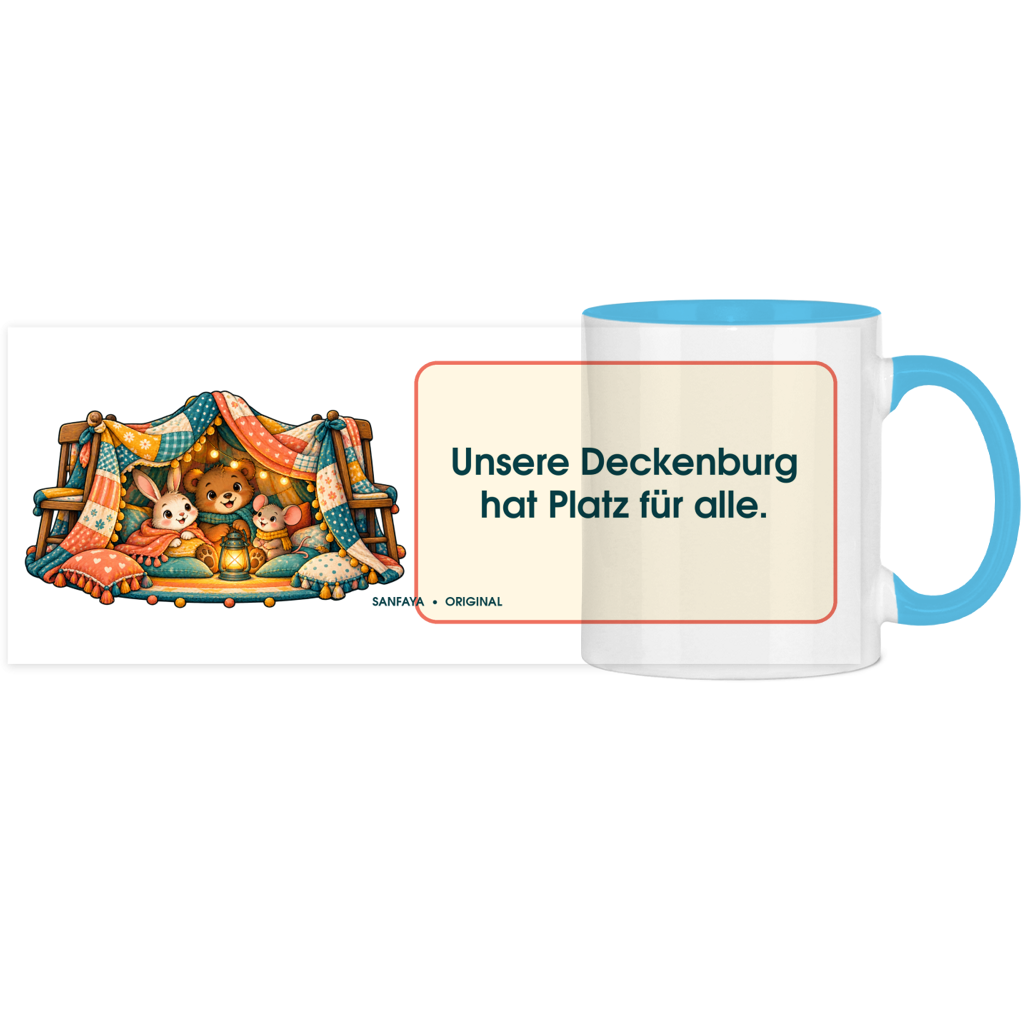 Il nostro Fortezza Blanket ha spazio per tutti – Tazza panoramica bicolore
