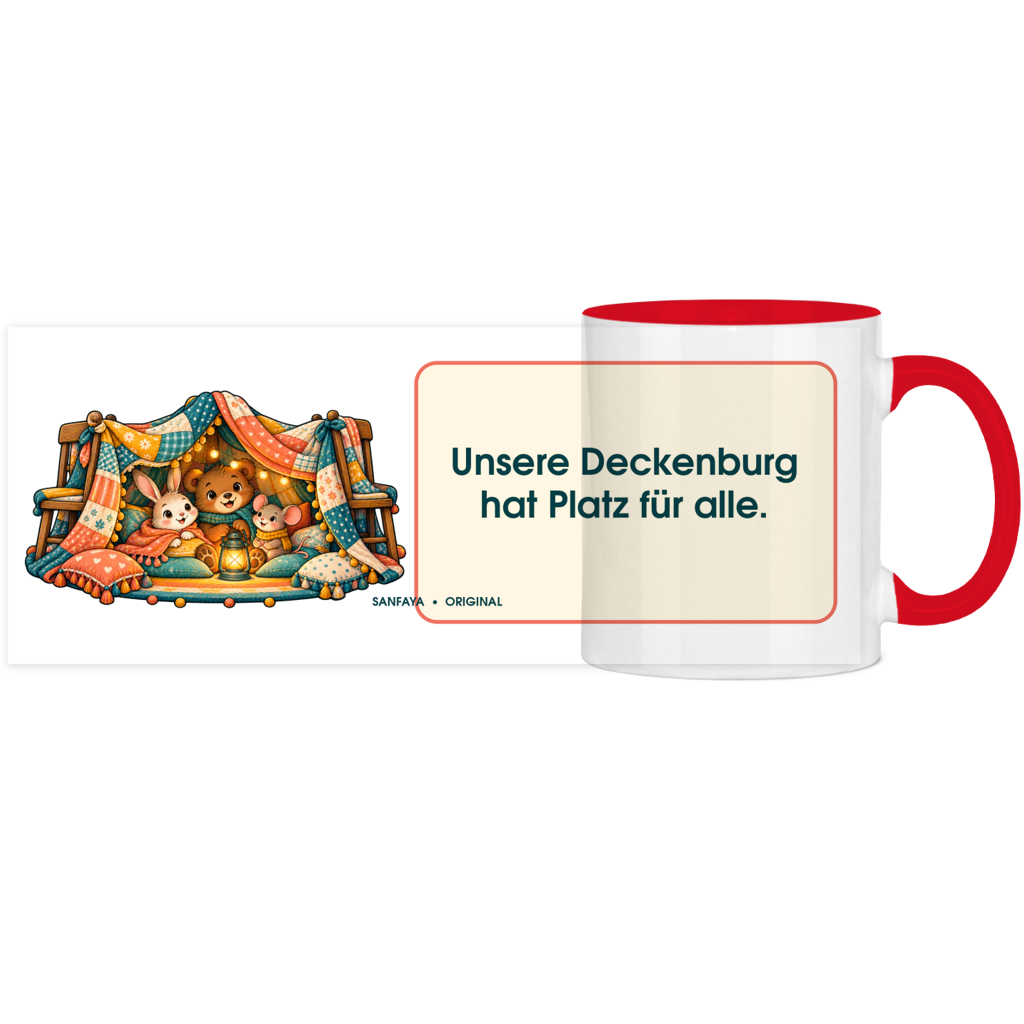 Il nostro Fortezza Blanket ha spazio per tutti – Tazza panoramica bicolore - immagine 2