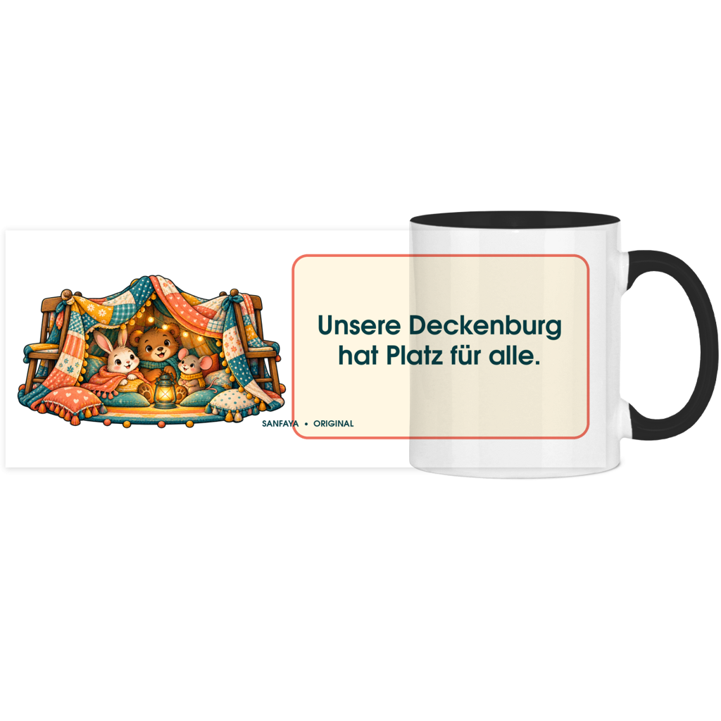 Il nostro Fortezza Blanket ha spazio per tutti – Tazza panoramica bicolore - immagine 3