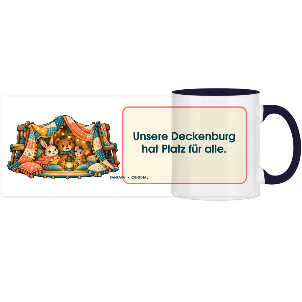 Il nostro Fortezza Blanket ha spazio per tutti – Tazza panoramica bicolore - immagine 4