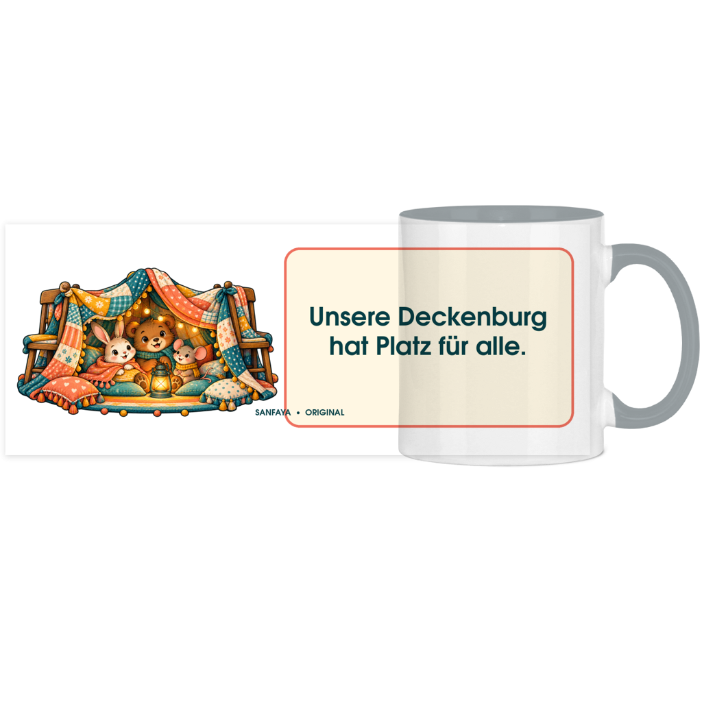 Il nostro Fortezza Blanket ha spazio per tutti – Tazza panoramica bicolore - immagine 6