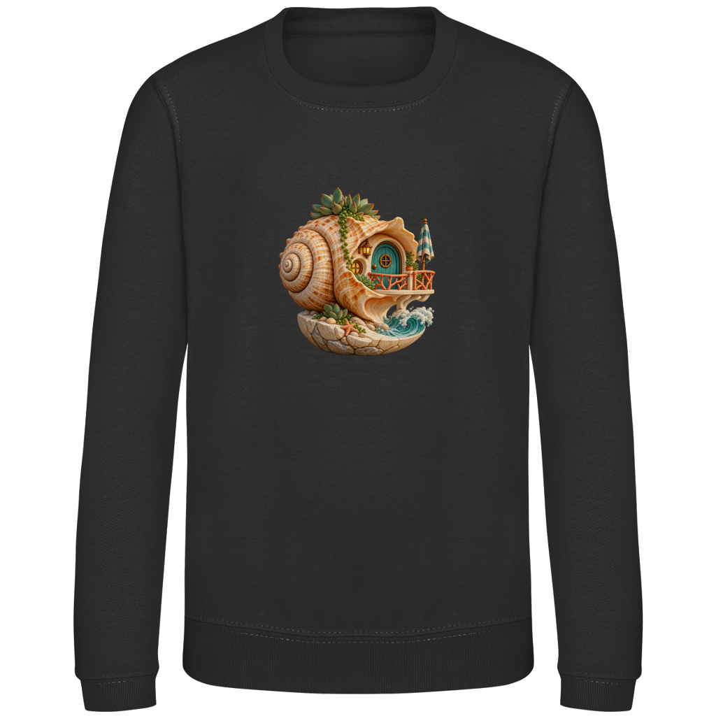 Snail House by the Sea – Sudadera para escolares | SANFAYA
