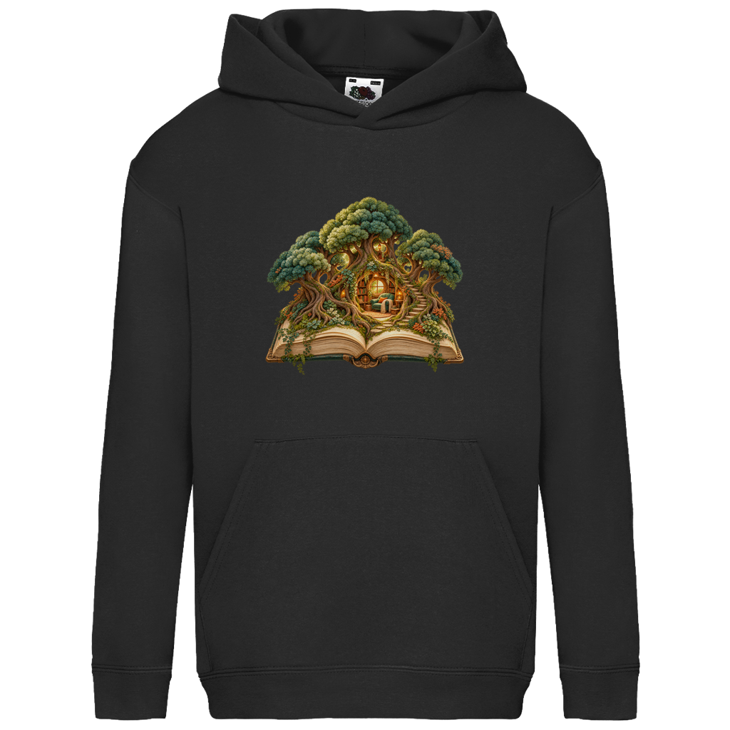 Pocket Forest Library – Hoodie voor basisschoolkinderen | SANFAYA