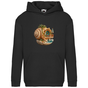 Snail House by the Sea – Hoodie voor basisschoolkinderen | SANFAYA