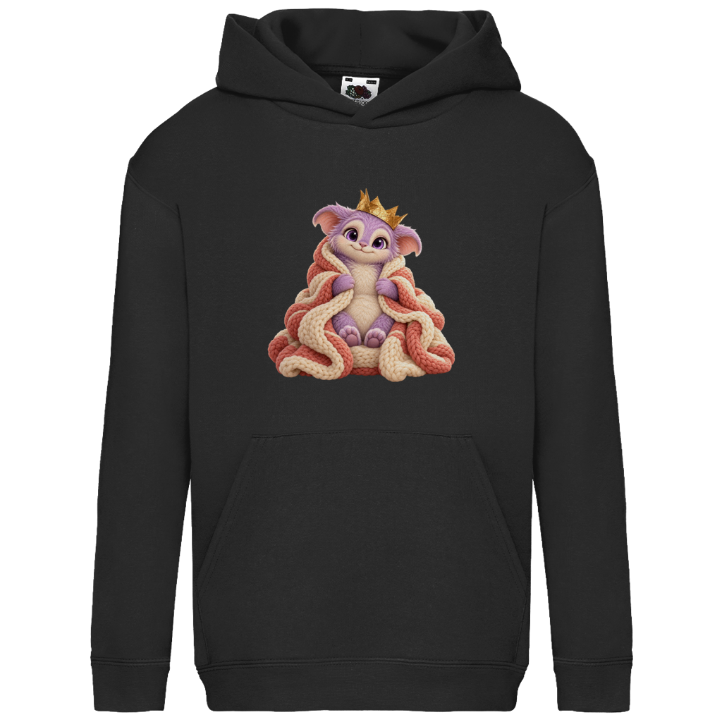 Koningin van gezellige dekens – Hoodie voor oudere kinderen | SANFAYA