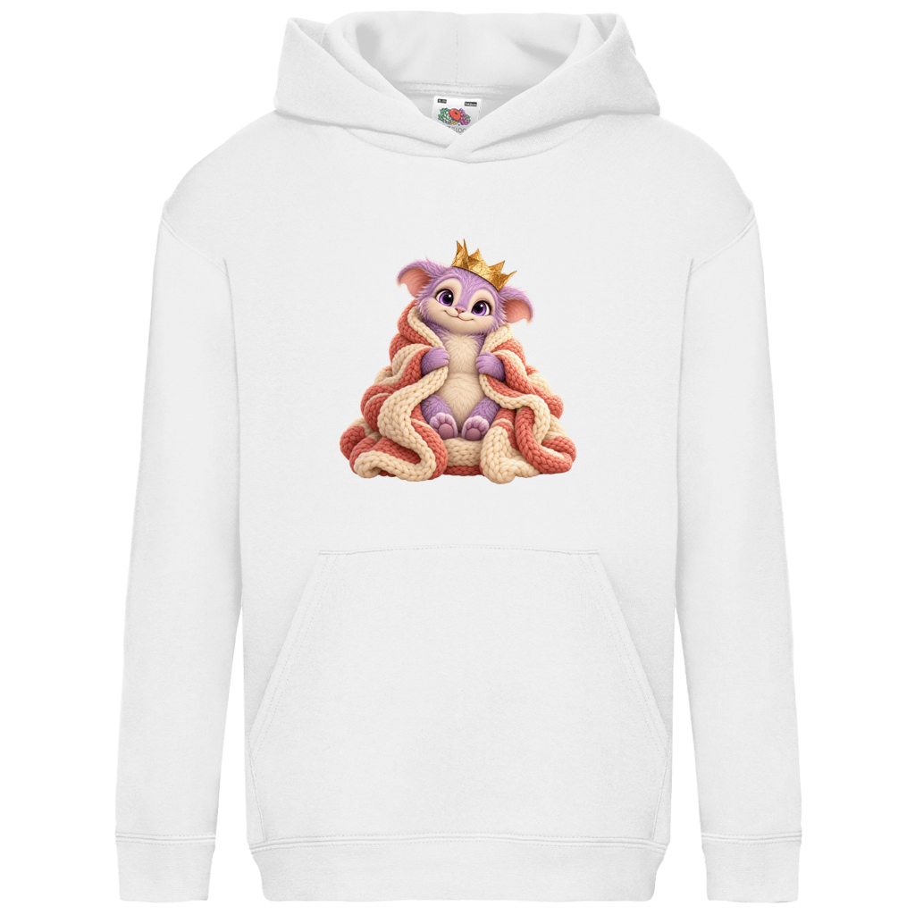 Koningin van gezellige dekens – Hoodie voor oudere kinderen | SANFAYA - Afbeelding 2