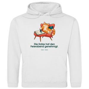 The Cat Has Approved Clocking Off – Men’s hoodie | SANFAYA