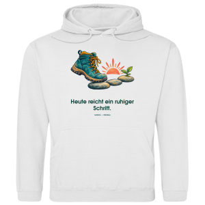 Een rustige stap is genoeg vandaag – Hoodie voor heren | SANFAYA