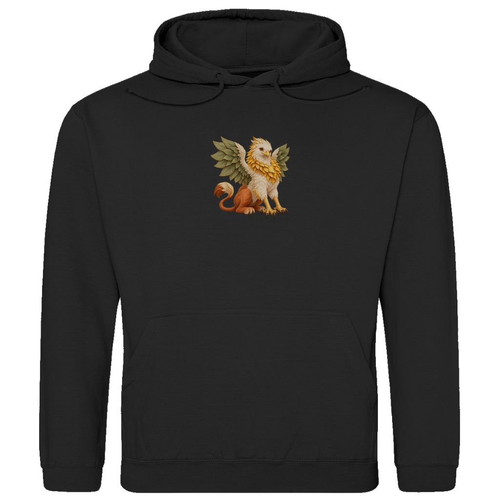 Herren Hoodie – Sonnenblumen-Greif | SANFAYA