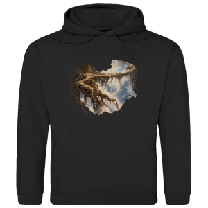 Fantasy 080 – Cloud e Root Bridge – Felpa con cappuccio da uomo | SANFAYA