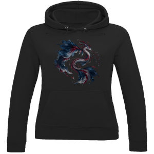 Fantasy 024 – Tintenflügler – Sweat à capuche pour femme | SANFAYA