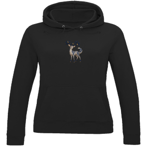 Damen Hoodie – Mondbeer-Hirsch | SANFAYA