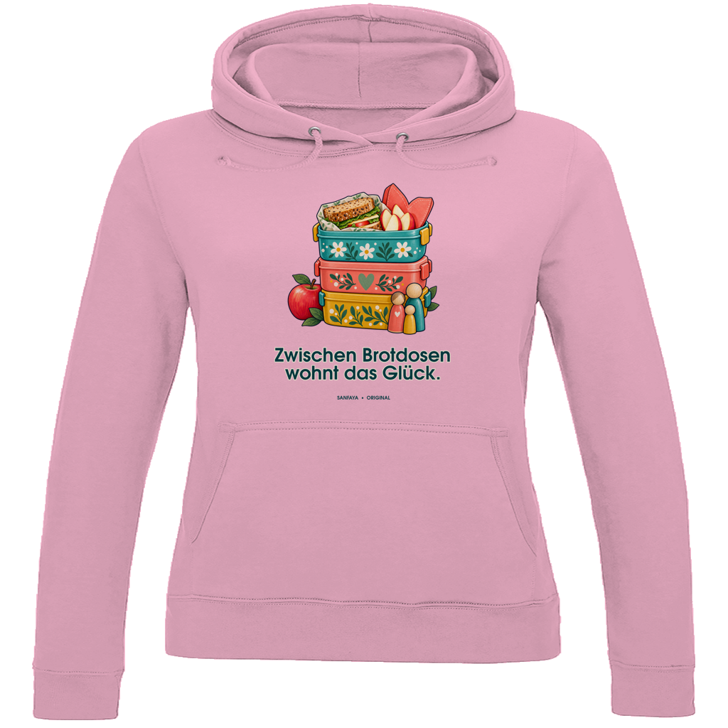 Geluk leeft tussen de lunchdozen – Hoodie voor dames | SANFAYA - Afbeelding 3