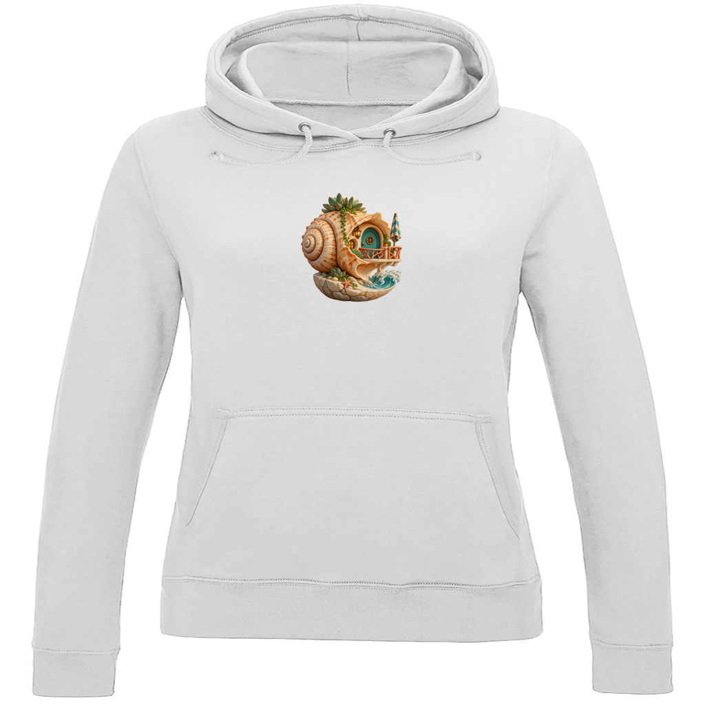 Snail House by the Sea – Women’s hoodie | SANFAYA - Image 2