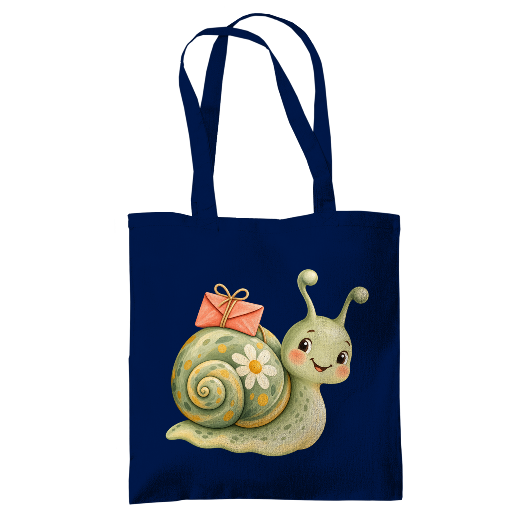 Baumwolltasche – Schneckenpost | SANFAYA – Bild 2