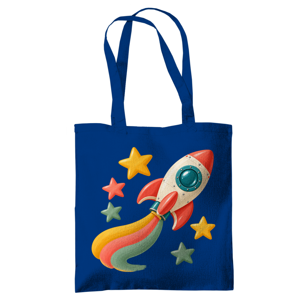 Rainbow Rocket – Cotton bag | SANFAYA - Image 3