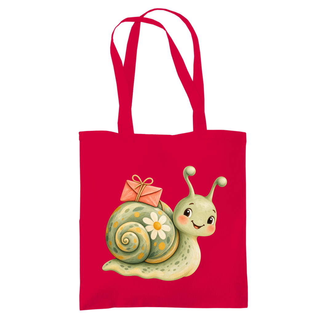Baumwolltasche – Schneckenpost | SANFAYA – Bild 4