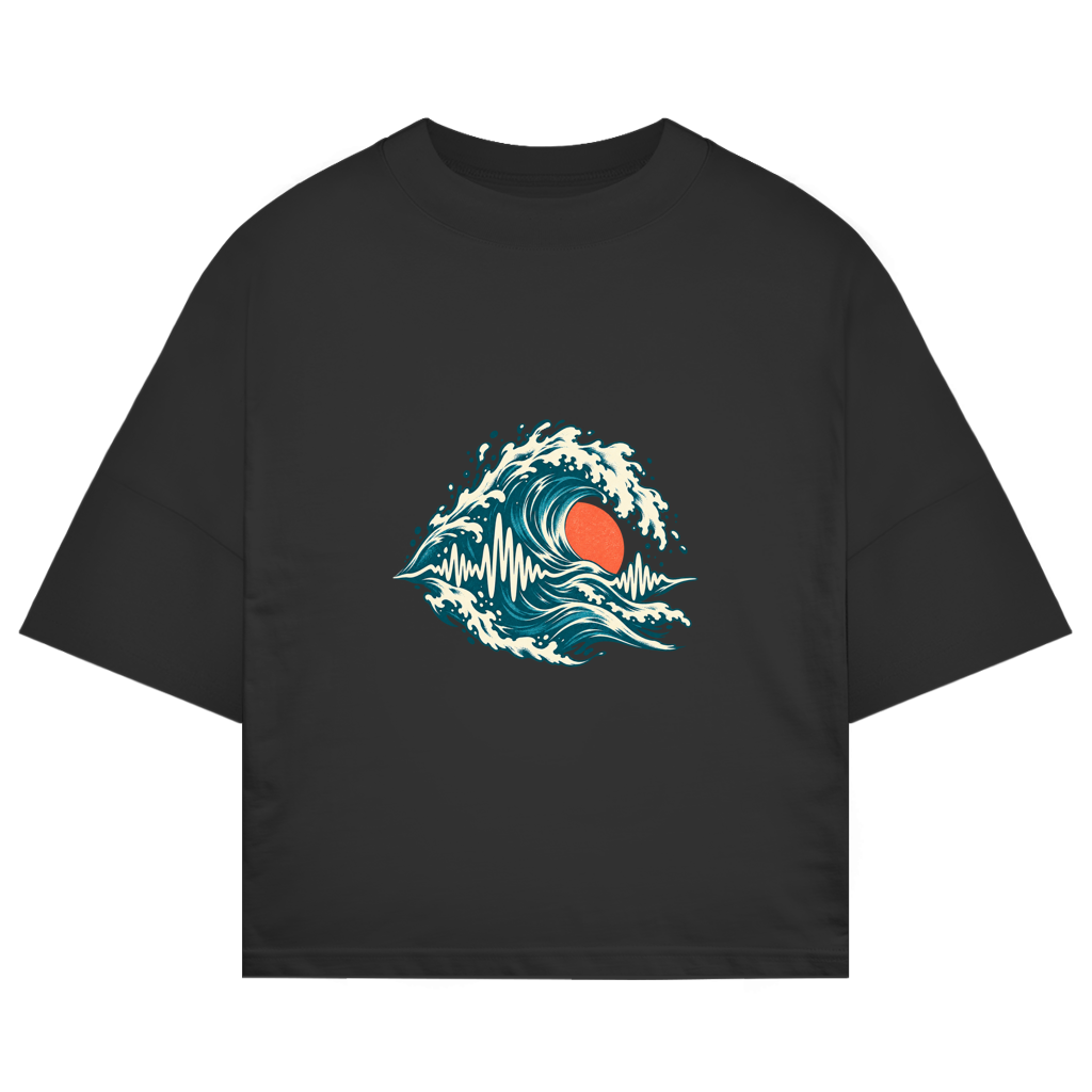 Ocean Frequency – Teen premium oversized T-shirt | SANFAYA
