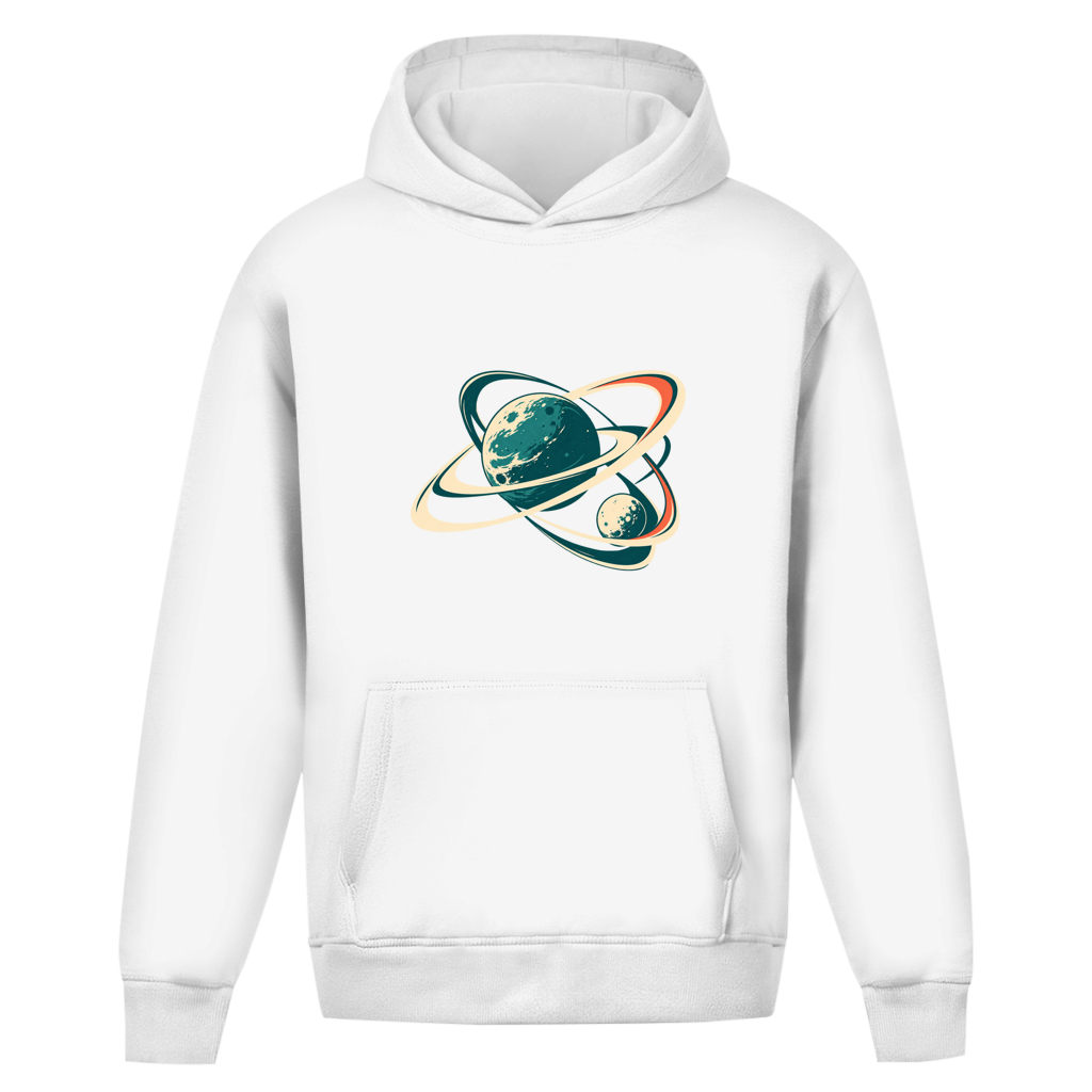 Orbit Line – Sudadera oversize con capucha sin cordones para adolescentes | SANFAYA