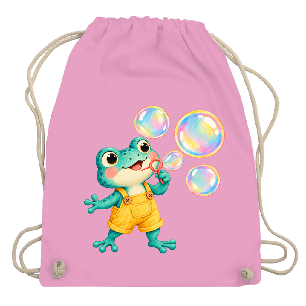 Grenouille à bulles – Sac à cordon | SANFAYA – Image 4
