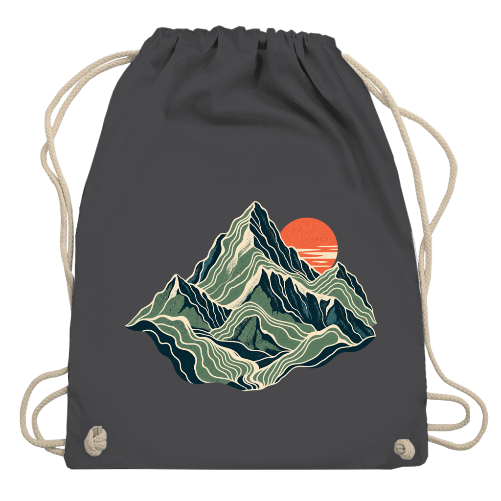 Topographic Soul – Drawstring bag | SANFAYA - Image 6