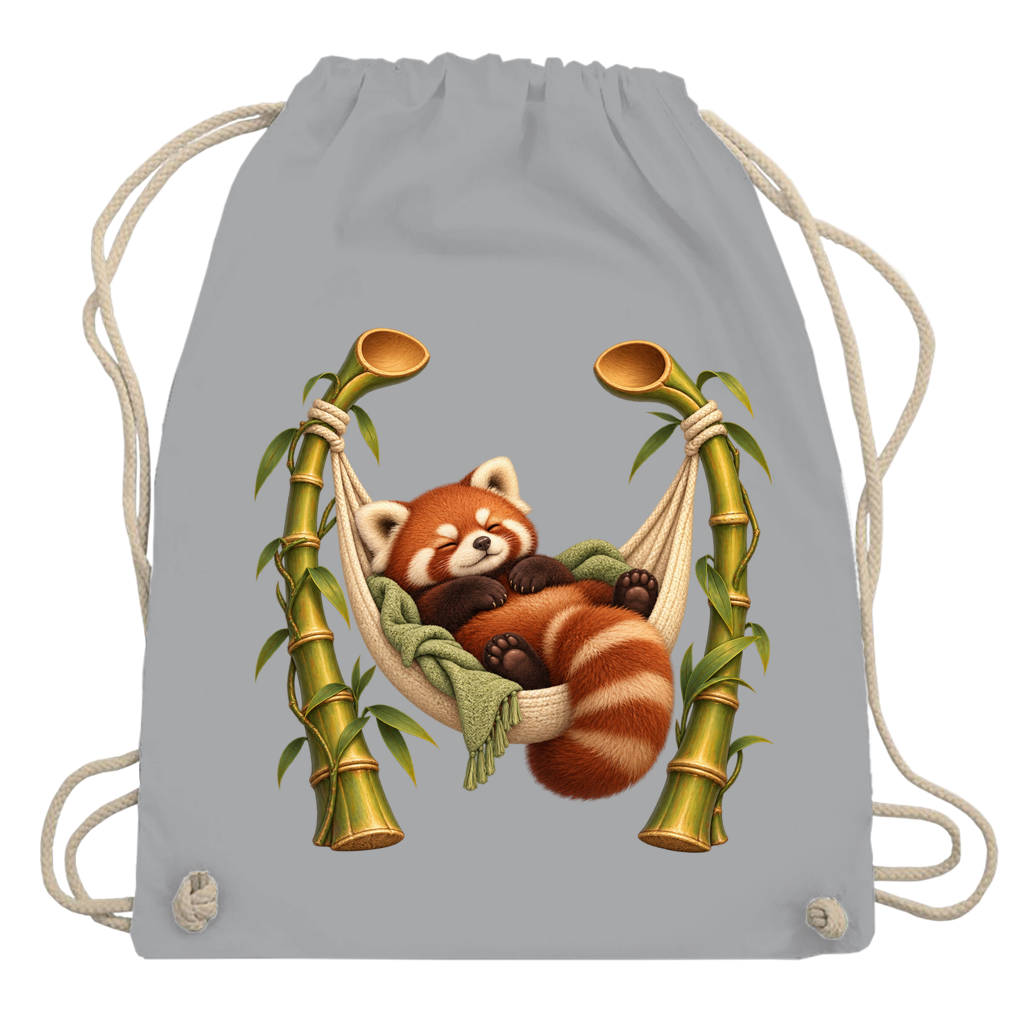 Pause Button Panda – Drawstring bag | SANFAYA - Image 7