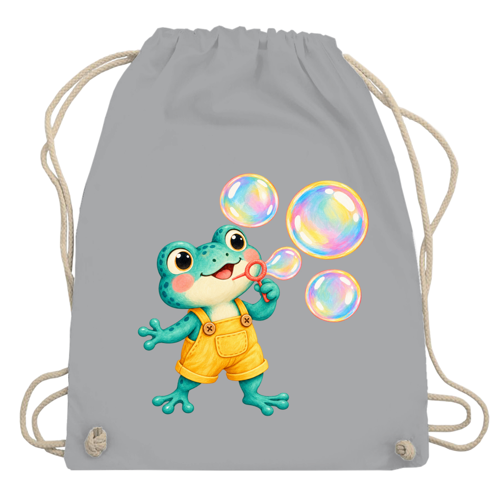 Grenouille à bulles – Sac à cordon | SANFAYA – Image 7