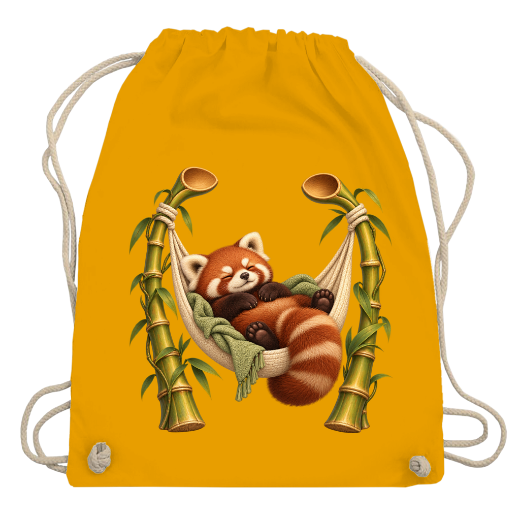 Pause Button Panda – Drawstring bag | SANFAYA - Image 8