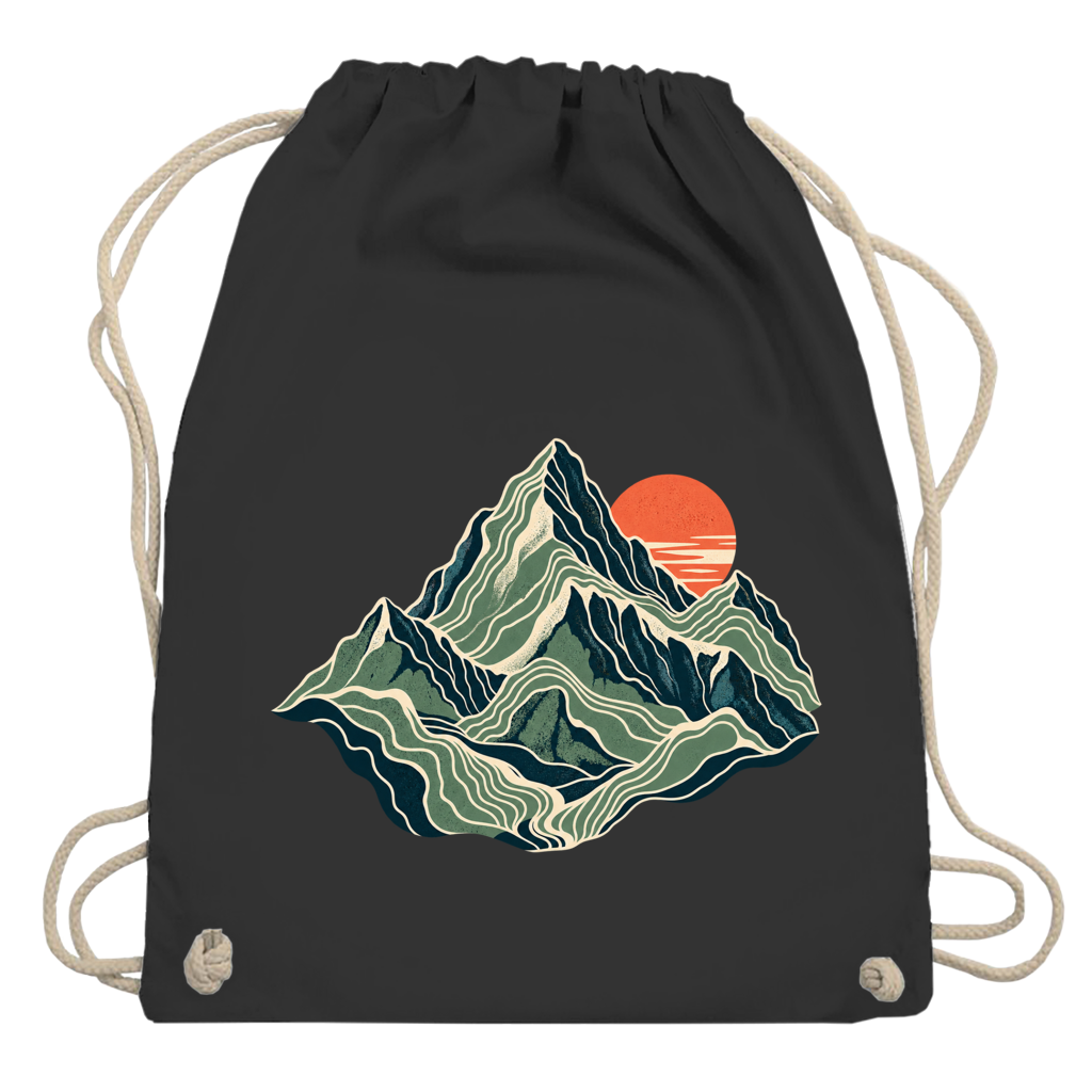 Topographic Soul – Drawstring bag | SANFAYA