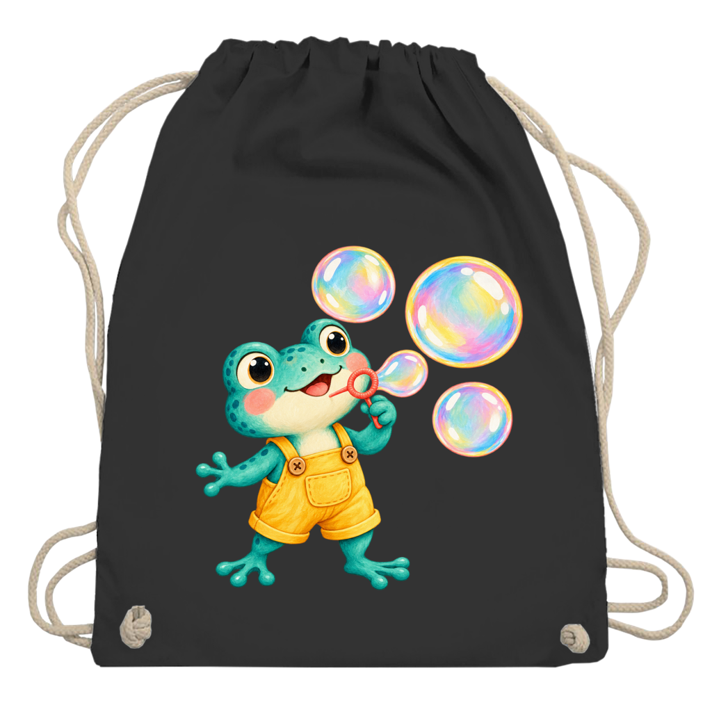 Grenouille à bulles – Sac à cordon | SANFAYA
